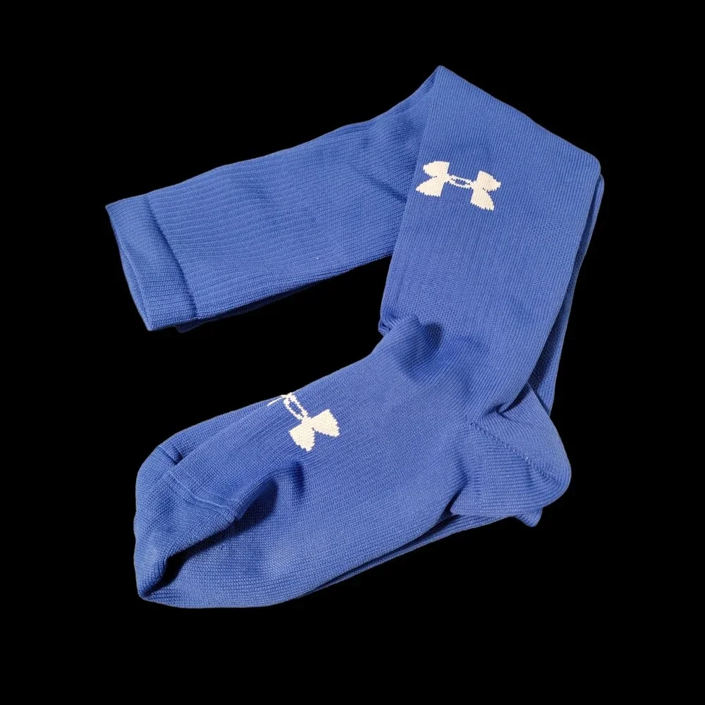 New Under Armour Unisex Royal Blue Over The Knee Soccer Sports Athletic‎ Socks